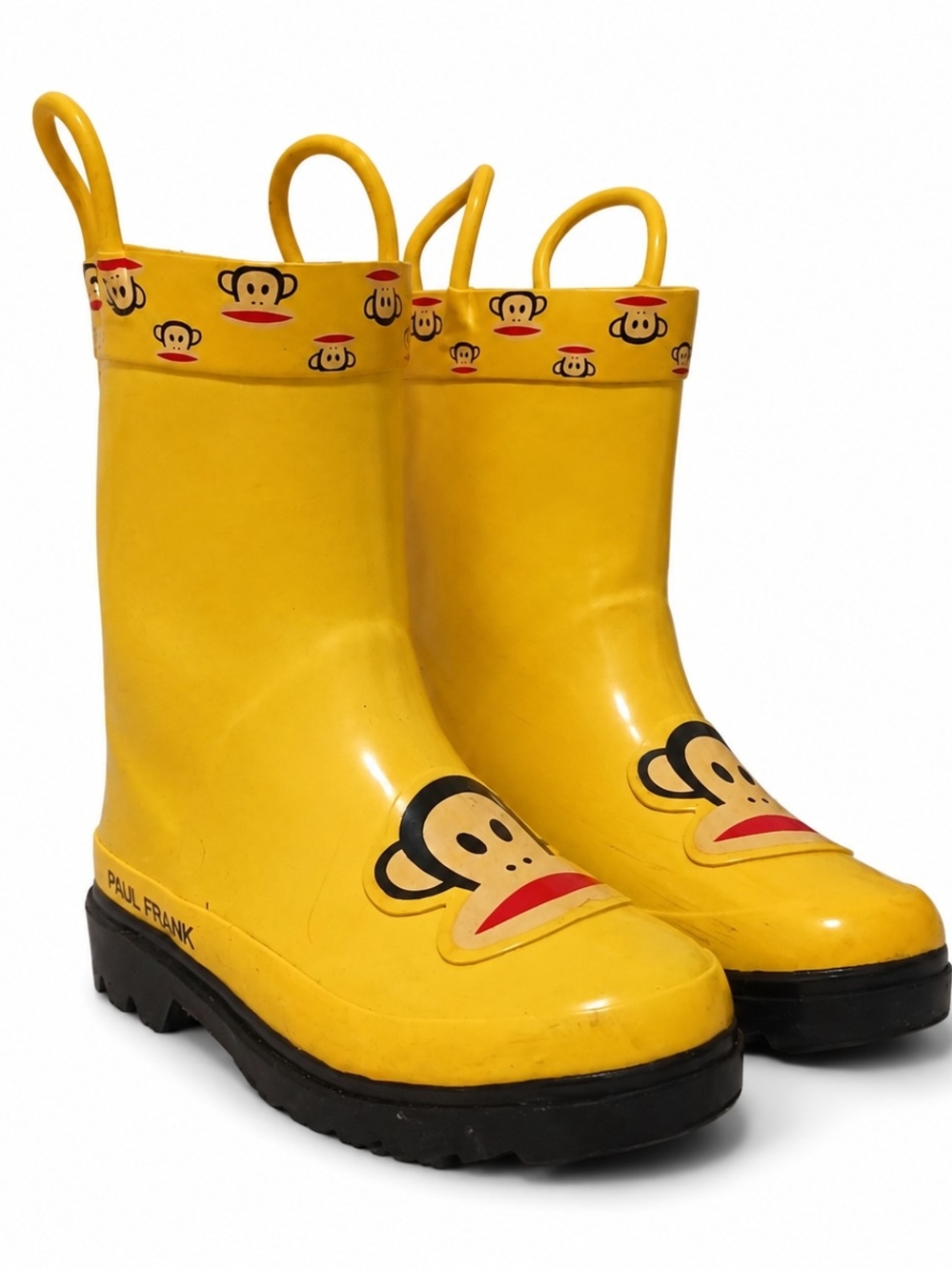 Paul Frank Yellow Julius Monkey Rain Boots - Childrens 7.5